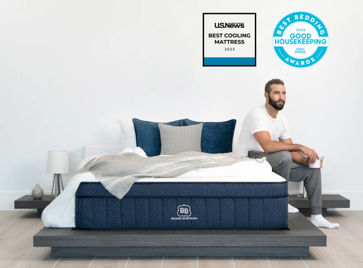 Image of Brooklyn Bedding Aurora 13.25” Hybrid Mattress