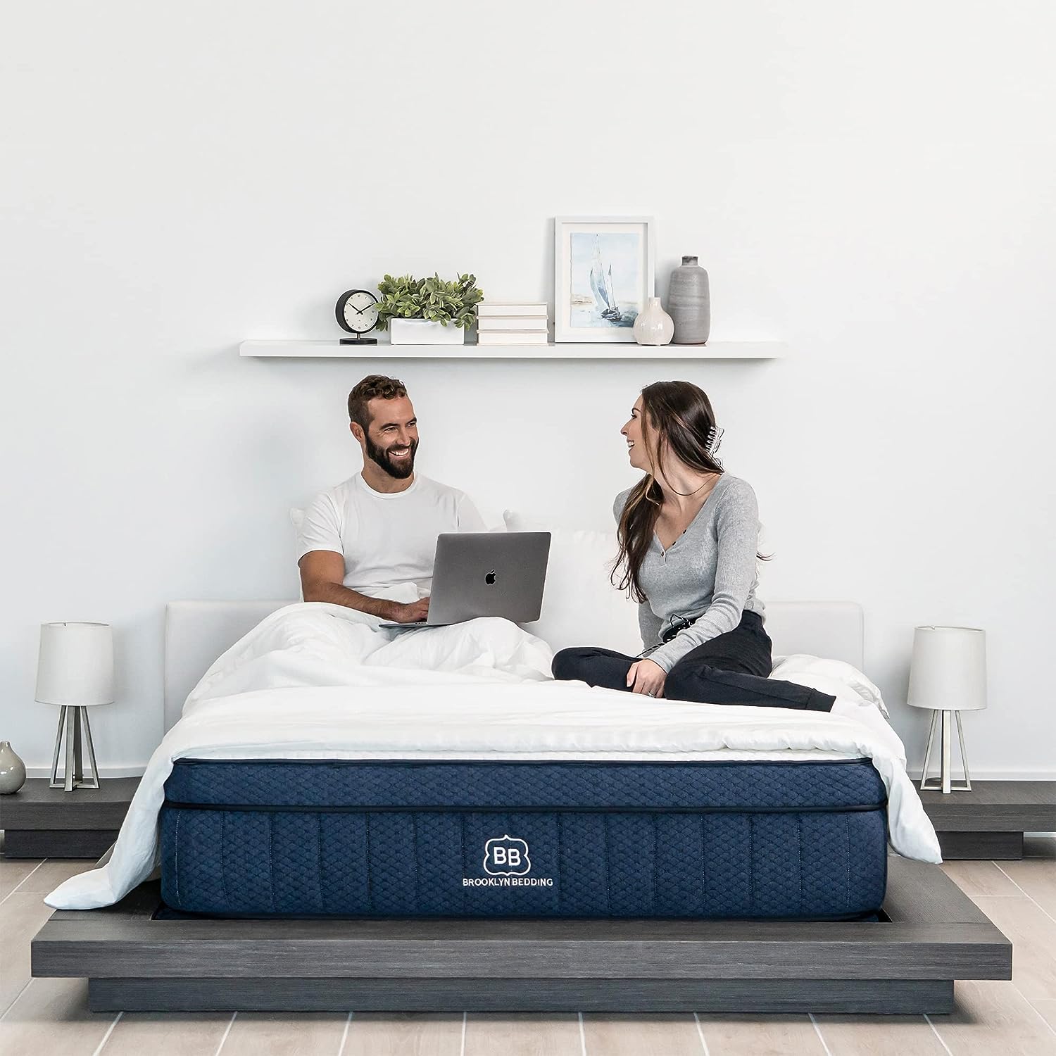 Image of Brooklyn Bedding Aurora 13.25” Hybrid Mattress