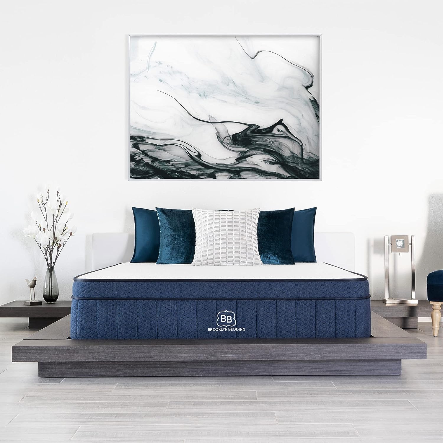 Image of Brooklyn Bedding Aurora 13.25” Hybrid Mattress