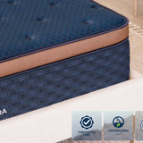 Brooklyn Bedding Aurora 13.25” Hybrid Mattress